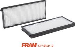 FRAM CF10931-2 - Filtrs, Salona telpas gaiss autodraugiem.lv