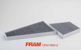 FRAM CFA11903-2 - Filtrs, Salona telpas gaiss autodraugiem.lv