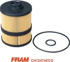 FRAM CH12474ECO - Eļļas filtrs autodraugiem.lv