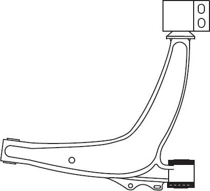 FRAP F4444 - Neatkarīgās balstiekārtas svira, Riteņa piekare autodraugiem.lv