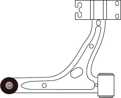 FRAP F4571 - Neatkarīgās balstiekārtas svira, Riteņa piekare autodraugiem.lv