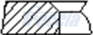 Freccia FR10-507500 - Virzuļa gredzenu komplekts autodraugiem.lv