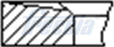 Freccia FR10-880700 - Virzuļa gredzenu komplekts autodraugiem.lv