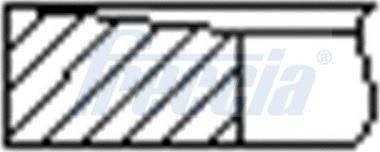 Freccia FR10-350700 - Virzuļa gredzenu komplekts autodraugiem.lv