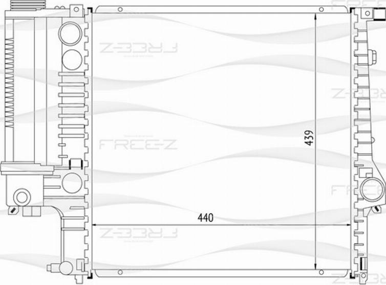 FREE-Z KK0118 - Radiators, Motora dzesēšanas sistēma autodraugiem.lv