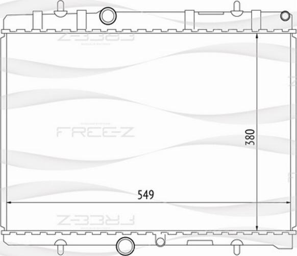 FREE-Z KK0176 - Radiators, Motora dzesēšanas sistēma autodraugiem.lv