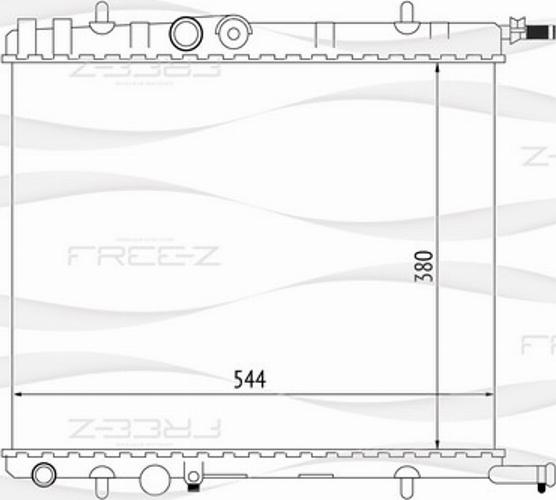 FREE-Z KK0173 - Radiators, Motora dzesēšanas sistēma autodraugiem.lv