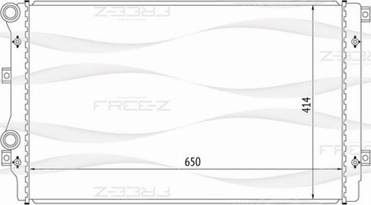 FREE-Z KK0209 - Radiators, Motora dzesēšanas sistēma autodraugiem.lv