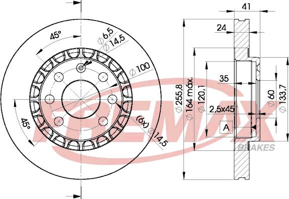 FREMAX BD-9042 - Bremžu diski autodraugiem.lv