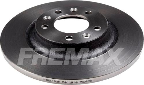 FREMAX BD-4609 - Bremžu diski autodraugiem.lv