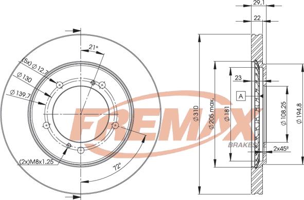 FREMAX BD-6010 - Bremžu diski autodraugiem.lv