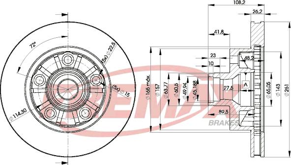 FREMAX BD-7922 - Bremžu diski autodraugiem.lv