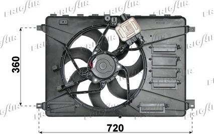 Frigair 0501.2001 - Ventilators, Motora dzesēšanas sistēma autodraugiem.lv