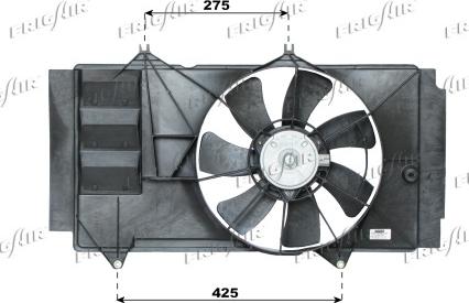 Frigair 0515.1829 - Ventilators, Motora dzesēšanas sistēma autodraugiem.lv