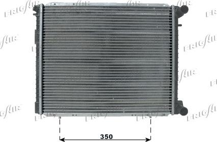 Frigair 0109.3046 - Radiators, Motora dzesēšanas sistēma autodraugiem.lv