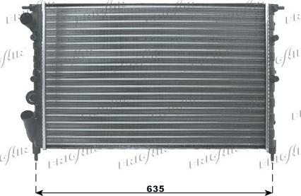 Frigair 0109.3060 - Radiators, Motora dzesēšanas sistēma autodraugiem.lv