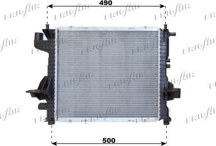 Frigair 0109.3084 - Radiators, Motora dzesēšanas sistēma autodraugiem.lv