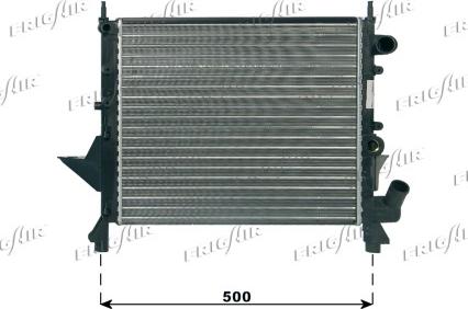 Frigair 0109.3071 - Radiators, Motora dzesēšanas sistēma autodraugiem.lv