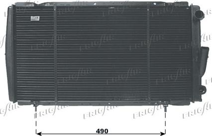 Frigair 0109.2045 - Radiators, Motora dzesēšanas sistēma autodraugiem.lv