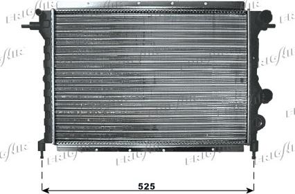 Frigair 0109.2047 - Radiators, Motora dzesēšanas sistēma autodraugiem.lv