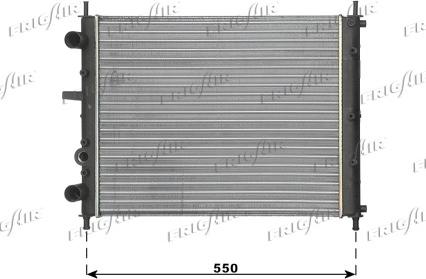 Frigair 0104.3093 - Radiators, Motora dzesēšanas sistēma autodraugiem.lv