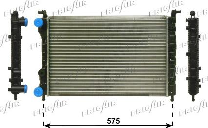 Frigair 0104.3063 - Radiators, Motora dzesēšanas sistēma autodraugiem.lv