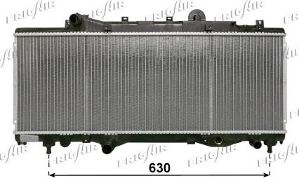 Frigair 0104.3000 - Radiators, Motora dzesēšanas sistēma autodraugiem.lv