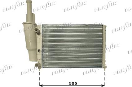 Frigair 0104.3001 - Radiators, Motora dzesēšanas sistēma autodraugiem.lv