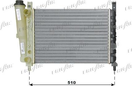 Frigair 0104.3016 - Radiators, Motora dzesēšanas sistēma autodraugiem.lv