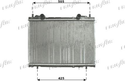 Frigair 0104.3085 - Radiators, Motora dzesēšanas sistēma autodraugiem.lv