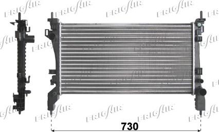 Frigair 0104.3154 - Radiators, Motora dzesēšanas sistēma autodraugiem.lv