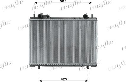 Frigair 0104.3100 - Radiators, Motora dzesēšanas sistēma autodraugiem.lv