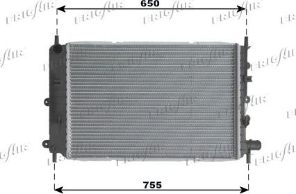 Frigair 0105.3041 - Radiators, Motora dzesēšanas sistēma autodraugiem.lv