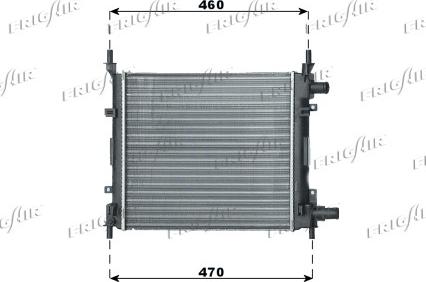 Frigair 0105.3054 - Radiators, Motora dzesēšanas sistēma autodraugiem.lv