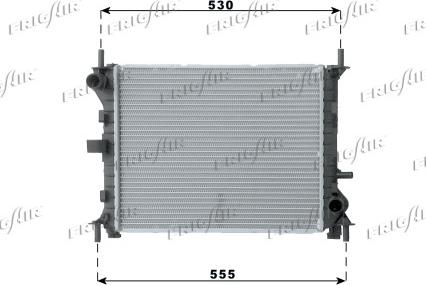 Frigair 0105.3056 - Radiators, Motora dzesēšanas sistēma autodraugiem.lv