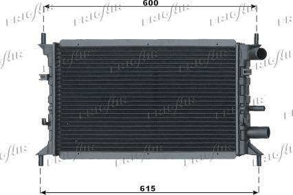 Frigair 0105.3033 - Radiators, Motora dzesēšanas sistēma autodraugiem.lv