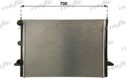 Frigair 0105.3113 - Radiators, Motora dzesēšanas sistēma autodraugiem.lv