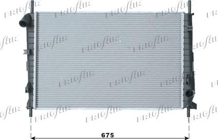 Frigair 0105.2051 - Radiators, Motora dzesēšanas sistēma autodraugiem.lv