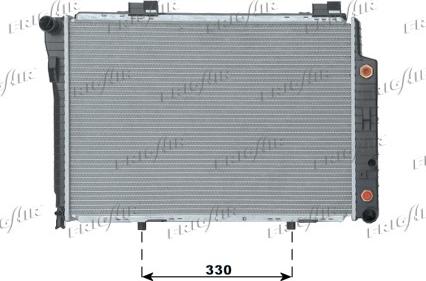 Frigair 0106.3054 - Radiators, Motora dzesēšanas sistēma autodraugiem.lv