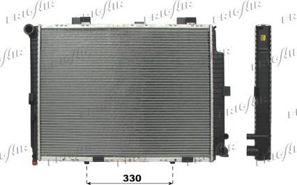 Frigair 0106.3065 - Radiators, Motora dzesēšanas sistēma autodraugiem.lv