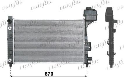 Frigair 0106.3005 - Radiators, Motora dzesēšanas sistēma autodraugiem.lv