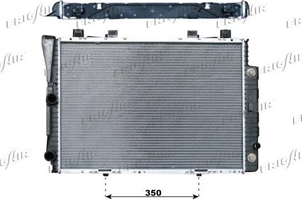 Frigair 0106.3003 - Radiators, Motora dzesēšanas sistēma autodraugiem.lv