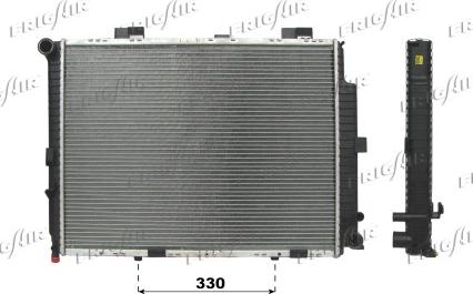 Frigair 0106.3075 - Radiators, Motora dzesēšanas sistēma autodraugiem.lv