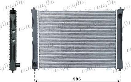 Frigair 0101.2042 - Radiators, Motora dzesēšanas sistēma autodraugiem.lv