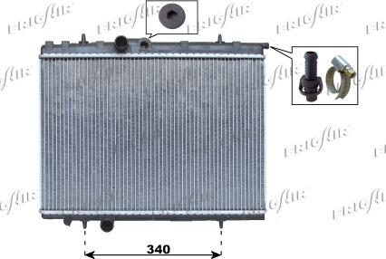 Frigair 0108.3035 - Radiators, Motora dzesēšanas sistēma autodraugiem.lv