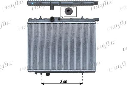 Frigair 0108.3036 - Radiators, Motora dzesēšanas sistēma autodraugiem.lv
