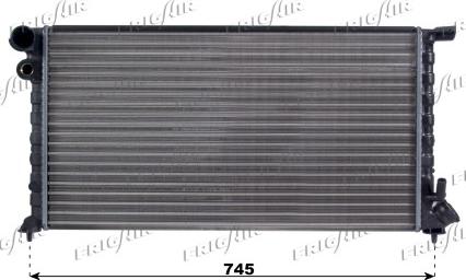 Frigair 0108.3070 - Radiators, Motora dzesēšanas sistēma autodraugiem.lv