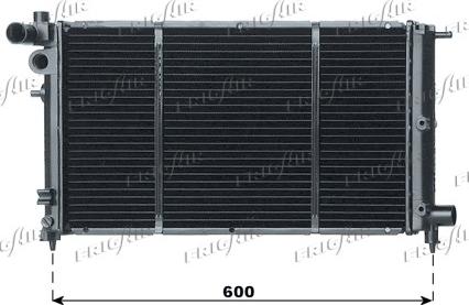 Frigair 0108.2066 - Radiators, Motora dzesēšanas sistēma autodraugiem.lv