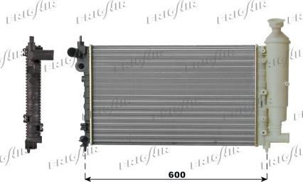 Frigair 0108.2068 - Radiators, Motora dzesēšanas sistēma autodraugiem.lv