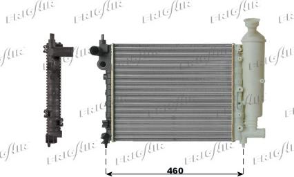 Frigair 0108.2067 - Radiators, Motora dzesēšanas sistēma autodraugiem.lv